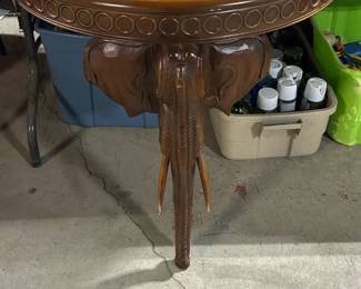 elephant end table