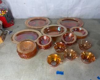 Carnival Glass Servingware 