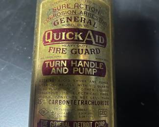 vintage fire extinguisher