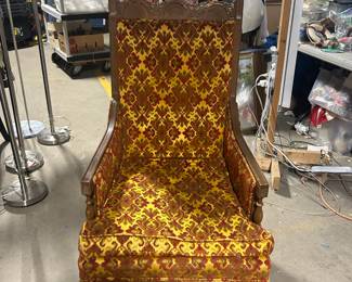 Vintage High Back Chair