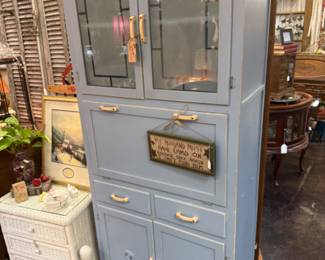 antique Hoosier cabinet
