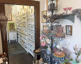 pretty spring items and the tea cup room