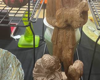 Wooden carved shepherds