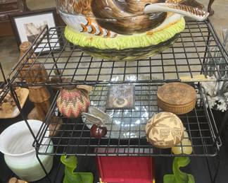 Hand painted duck tureen 