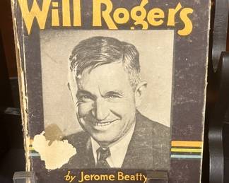 Hardback book of W. Rogers life