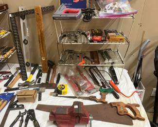 Staple guns, saws and a vice