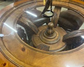 Inside look at the game/dining table