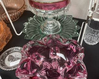 Bohemian art glass; Josef Hospodka 