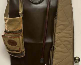 Orvis shot gun shell carrier and gun case