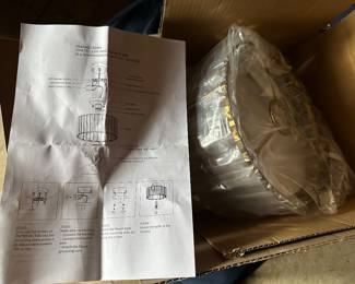 Hanging light fixture - brand new!