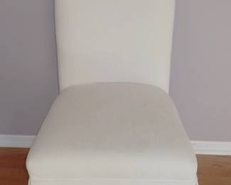 WHITE PARSONS CHAIR