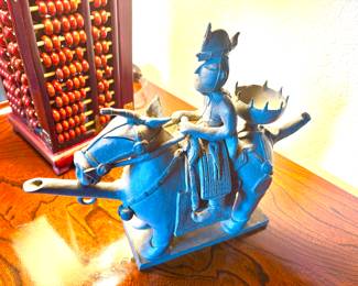 Korean warrior on horse