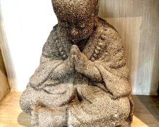 Textured stone Buddha