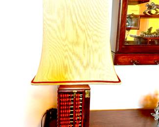 Pair of Korean abacas lamps