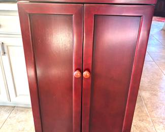 Media storage cabinet