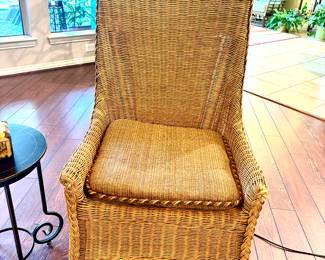 Vintage wicker chair