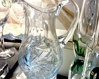 Crystal pitcher