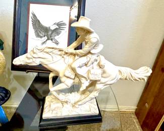 Vintage Santini style cowboy figurene