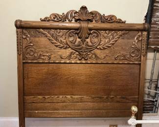 Nice deep carved headboard