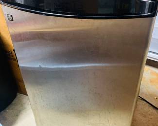 stainless apartment sized stainless refrigerator