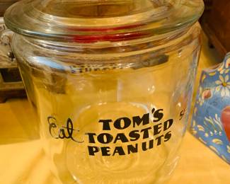original Tom's Peanut jar