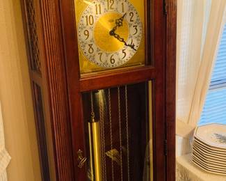Ethan Allen tall case clock--works great