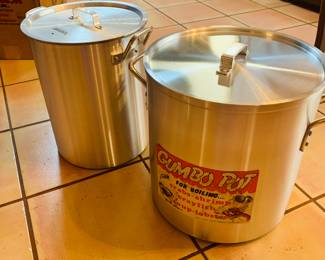 Guidry Hardware stainless steel boiling pots