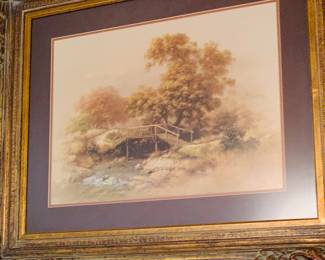 signed print "Autumn Memories" by Dalhart Windberg