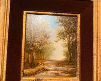 original painting by noted artist Andre Baylon