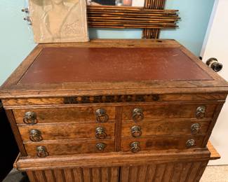 Merrick's Thread Spool Cabinet,