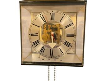 George Nelson for Howard Miller Mid Century Modern Lucite Wall Clock