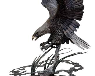 Limited Edition Franklin Mint Bronze Sculpture Pride and Passion