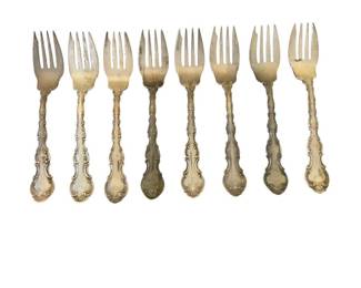 8 Sterling Salad Forks