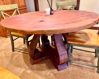 Vtg. Round Oak table 