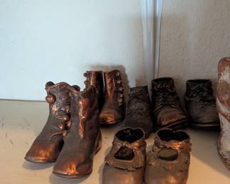 Bronze shoes