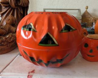1930's Tin Pumpkin
