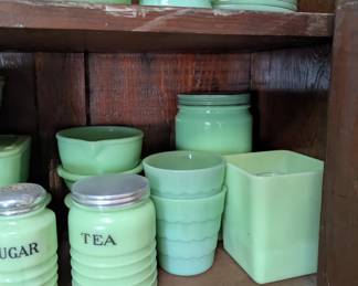 vintage Jadeite kitchenware