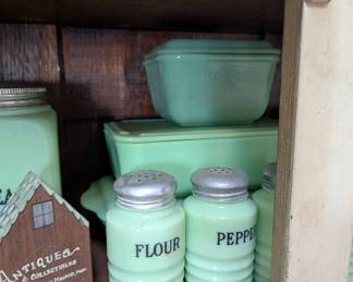 vintage Jadeite kitchenware