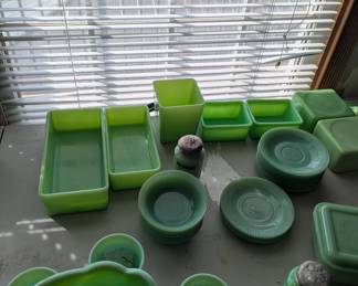 vintage Jadeite kitchenware