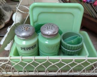 vintage Jadeite kitchenware