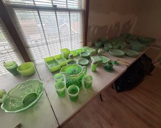 vintage Jadeite kitchenware