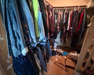 Denim jackets, vintage clothing, women’s clothing