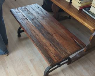 Picnic table and bench