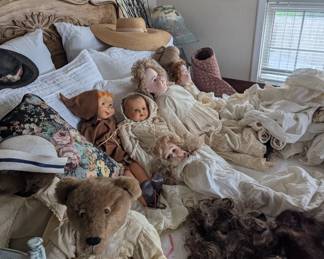 Vintage antique baby dolls