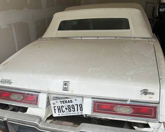 Garaged 1982 Buick Riviera convertible