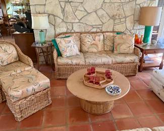 Vintage Rattan  Ranch furniture.