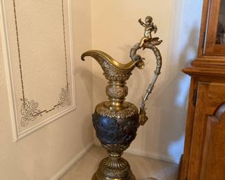 Large antique Ewer Very special Possibly Circa. 1880 