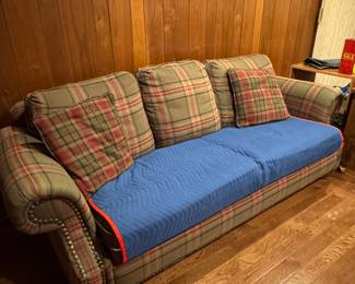 Bassett couch - Well-loved, in good, solid condition but could use reupholstering 