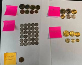 SH776Coins of Great Britain, Cayman Islands, Maldives, Paraguay and Euros