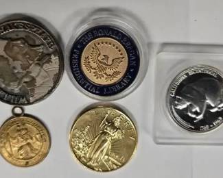 SH778Bicentennial Silver Medal, American Gold Eagle Coin and More